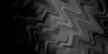 Eğrili karanlık vektör deseni. Rengarenk çizgileri ve şekilleri olan parlak bir örnek. Terfileriniz için akıllı tasarım.