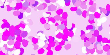 Memphis şekilli açık mor vektör dokusu. Basit gradyan şekilli renkli bir çizim. İşiniz için akıllı tasarım.