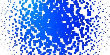 Çokgen biçiminde hafif BLUE vektör arkaplanı.