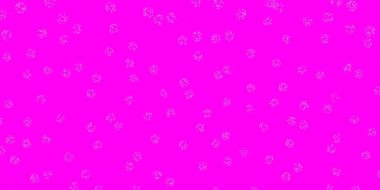 Açık mor, pembe vektör karalama dokusu ve çiçekler. Origami tarzı çiçeklerle soyut illüstrasyon. Yepyeni iş tasarımı.