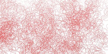 Memphis şekilli hafif turuncu vektör dokusu. Gradyan rastgele formlarla modern soyut illüstrasyon. Duvar kağıdı seti için zarif tasarım.