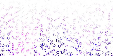 Memphis şekilli açık mor vektör dokusu. Soyut tarzda renkli şekilli bir illüstrasyon. Web siteniz için basit illüstrasyon.