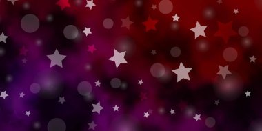 Renkli soyut yıldız arkaplanı