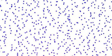 Koyu pembe, neon yıldızlı mavi vektör şablonu.