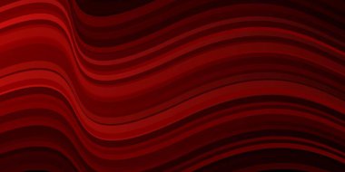 Eğrili karanlık vektör deseni. Rengarenk çizgileri ve şekilleri olan parlak bir örnek. Terfileriniz için akıllı tasarım.