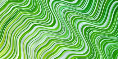 Açık Yeşil, kıvrımlı sarı vektör arkaplanı.