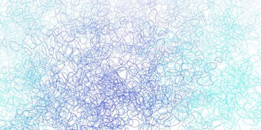 Memphis şekilli açık mavi vektör dokusu. Soyut tarzda renkli şekilli bir illüstrasyon. Reklamlarınız için modern tasarım.