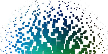 Dikdörtgenli renkli vektör şablonu. Dikdörtgenli soyut gradyan çizimi. İniş sayfası için modern şablon.