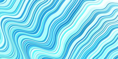 Açık mavi, kıvrımlı yeşil vektör arkaplan. Renkli çizimler, kıvrımlardan oluşur. Posterleriniz ve afişleriniz için en iyi tasarım.