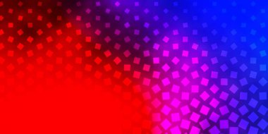 Açık Mavi, dikdörtgenli kırmızı vektör arkaplanı.