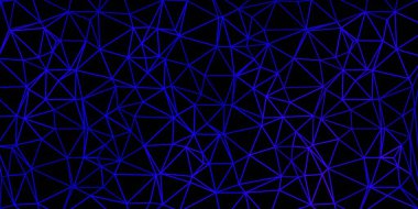 Koyu mor, pembe vektör üçgen mozaik duvar kağıdı. Üçgen konseptli mozaik renkli çizimler. Tasarımlarınız için örnek.