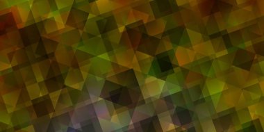 Kristalli hafif turuncu vektör şablonu, üçgenler. Doğa tarzında üçgenleri olan güzel bir çizim. Duvar kağıtları için şablon.