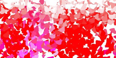 Açık pembe, sarı vektör arkaplan ve rastgele formlar. Gradyan rastgele formlarla modern soyut illüstrasyon. Duvar kağıdı seti için zarif tasarım.