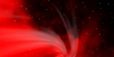 Renkli yıldızlı koyu kırmızı vektör arkaplanı.