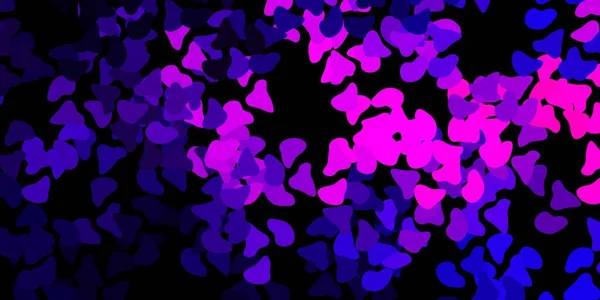 Modèle Vectoriel Violet Foncé Avec Des Formes Abstraites Illustration Avec — Image vectorielle