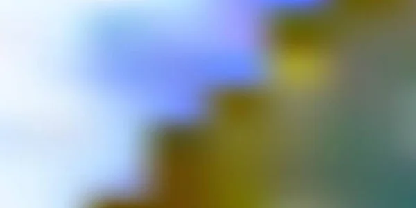 Jasnoniebieski Żółty Wektor Rozmazane Tło Kolorowa Ilustracja Gradientem Stylu Półtonowym — Wektor stockowy