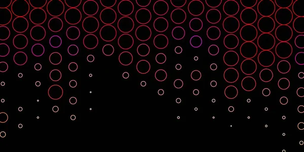 Темно Червоний Векторний Шаблон Колами — стоковий вектор