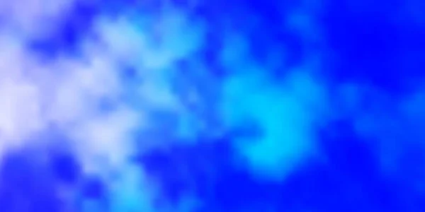 Ljusrosa Blå Vektor Bakgrund Med Moln — Stock vektor
