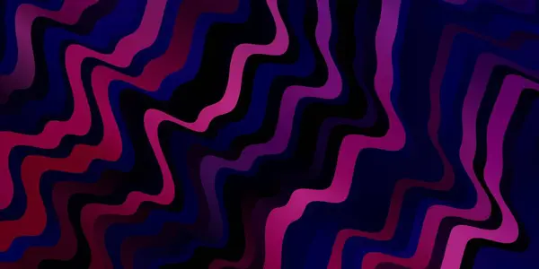 Dark Purple Vector Texture Wry Lines — Stock Vector