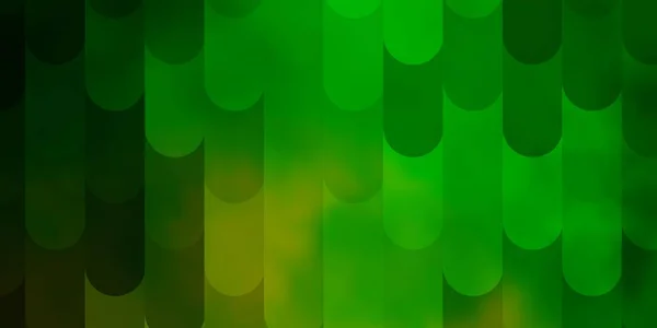 Hellgrüne Gelbe Vektorschablone Mit Linien — Stockvektor