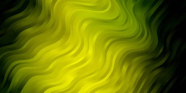 Vert Clair Fond Vectoriel Jaune Avec Des Lignes Irisées — Image vectorielle