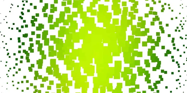 Světle Zelená Žlutá Vektorová Textura Pravoúhlém Stylu — Stockový vektor