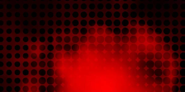 Dunkelgrünes Rotes Vektormuster Mit Kugeln — Stockvektor