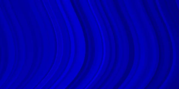 Tmavé Rozložení Vektoru Blue Křivými Čarami — Stockový vektor
