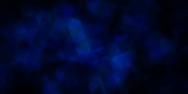Tmavé Blue Vektorové Pozadí Trojúhelníky Kostky Abstraktní Gradient Ilustrace Trojúhelníky — Stockový vektor