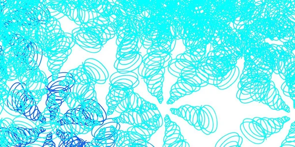 Light Blue Vector Backdrop Circular Arc Colorful Abstract Illustration Gradient — Stock Vector