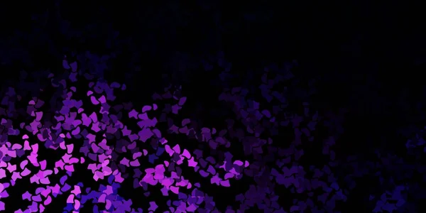 Темно Фіолетовий Векторний Фон Хаотичними Формами Барвисті Абстрактні Форми Градієнтом — стоковий вектор
