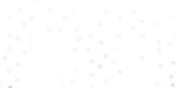 Світло Рожева Зелена Векторна Текстура Дисками Блискуча Абстрактна Ілюстрація Барвистими — стоковий вектор