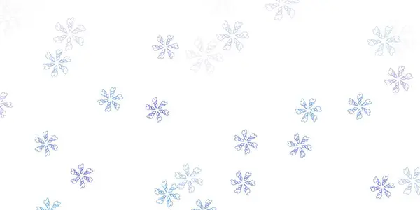 Ανοιχτό Μπλε Διάνυσμα Αφηρημένο Φόντο Φύλλα Λαμπερή Έγχρωμη Απεικόνιση Φύλλα — Διανυσματικό Αρχείο