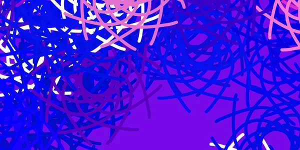 Lichtblauwe Gele Vectorachtergrond Met Chaotische Vormen Moderne Abstracte Illustratie Met — Stockvector