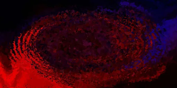Темно Розовый Желтый Векторный Треугольник Красочная Абстрактная Иллюстрация Градиентными Треугольниками — стоковый вектор