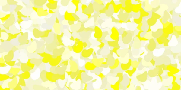 Светло Желтый Векторный Рисунок Рисунками Фабрегаса Красочные Абстрактные Формы Градиентом — стоковый вектор