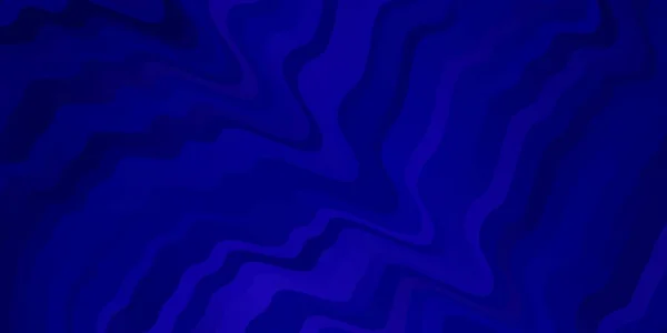 Темный Векторный Рисунок Кривыми Яркий Образец Красочными Изогнутыми Линиями Формами — стоковый вектор