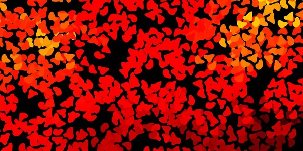 Темно Оранжевая Векторная Текстура Мемфисами Красочные Абстрактные Формы Градиентом Простом — стоковый вектор
