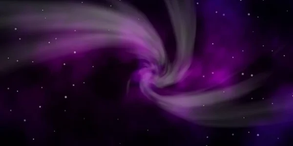 Cenário Cósmico Abstrato Gradiente Com Estrelas — Vetor de Stock