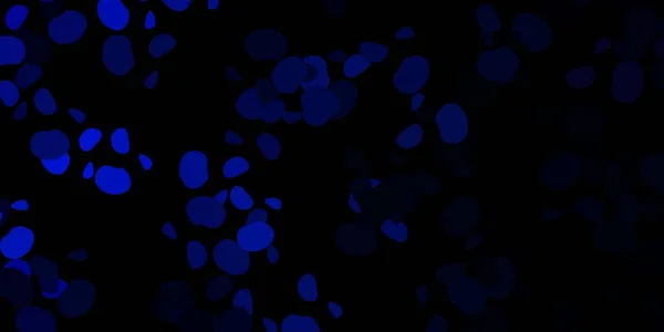 Plantilla Vector Azul Oscuro Con Formas Abstractas Ilustración Abstracta Moderna — Vector de stock