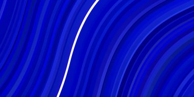 Eğrili karanlık vektör deseni. Rengarenk çizgileri ve şekilleri olan parlak bir örnek. Terfileriniz için akıllı tasarım.