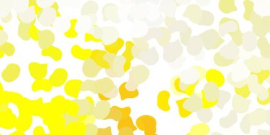 Soyut şekilli açık sarı vektör deseni. Basit bir şekilde gradyan olan renkli soyut biçimler. Cep telefonları için arka plan.