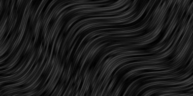 Eğrili karanlık vektör deseni. Rengarenk çizgileri ve şekilleri olan parlak bir örnek. Terfileriniz için akıllı tasarım.
