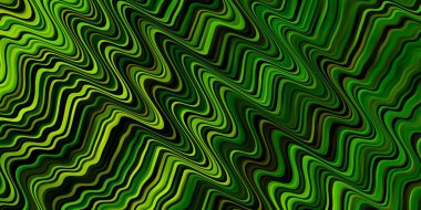 Açık Yeşil, satırlı sarı vektör arkaplanı.