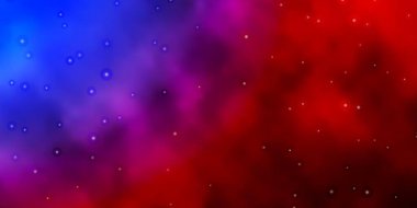 Yıldızlı soyut eğimli kozmik arkaplan