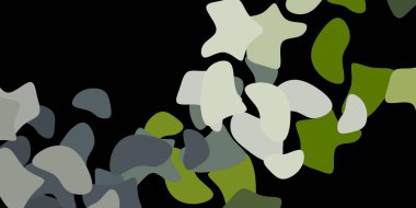 Rastgele şekilli koyu gri vektör arkaplan. Basit gradyan şekilli renkli bir çizim. İşiniz için akıllı tasarım.