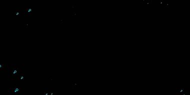 Koyu pembe, üzerinde iş kadını işaretleri olan mavi vektör şablonu. Kadın gücünün resmedildiği soyut bir çizim. Duvar kağıtları için zarif tasarım.