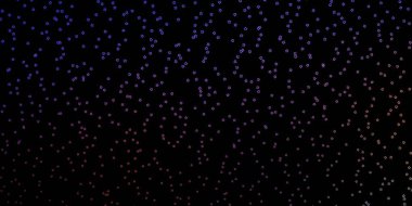 Koyu mavi, soyut yıldızlı sarı vektör deseni.