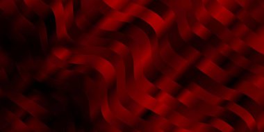 Eğrili karanlık vektör deseni. Rengarenk çizgileri ve şekilleri olan parlak bir örnek. Terfileriniz için akıllı tasarım.