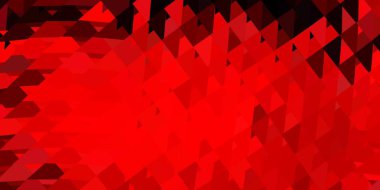 Koyu kırmızı vektör geometrik çokgen duvar kağıdı. Soyut üçgenlerle dekoratif renkli çizimler. İniş sayfaları tasarımı.